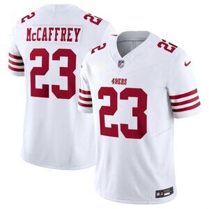 Christian McCaffrey White Vapor Stitched Jersey Choose for Mens Youths